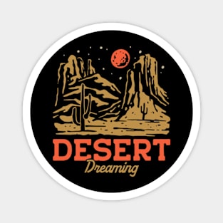 desert landscape west Magnet